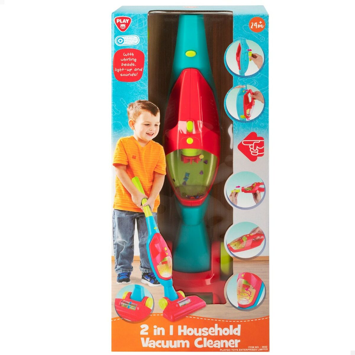 Пылесос PlayGo 2 в 1 22,5 x 67 x 15 cm